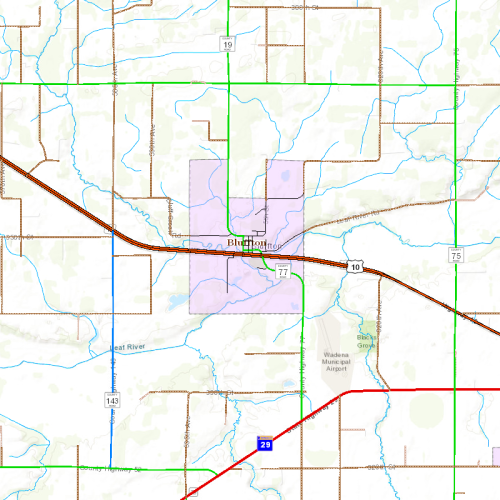City of Bluffton map