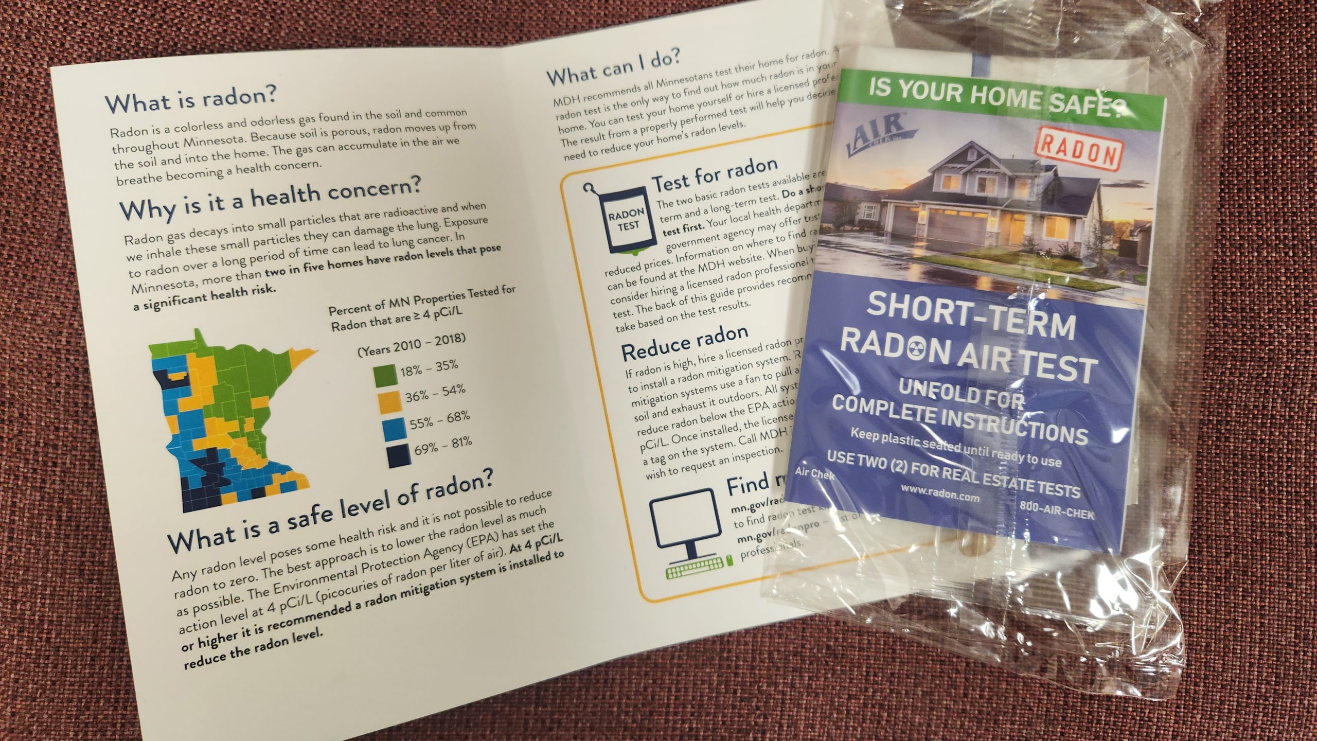 Radon in Homes - MN Dept. of Health