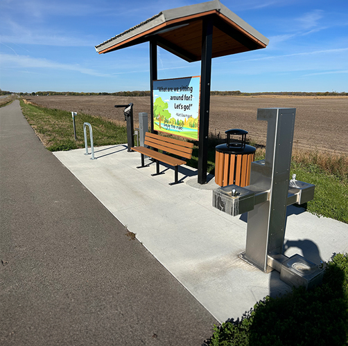 Perham Segment Nelson Memorial rest stop