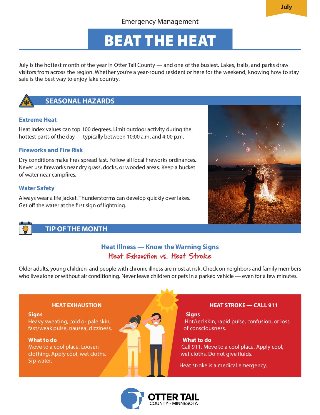January preparedness tip sheet