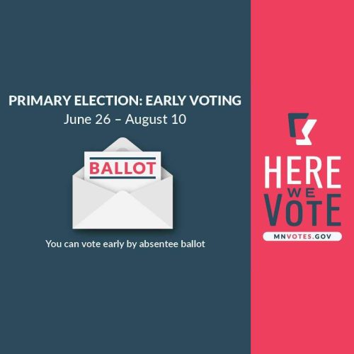 Early voting runs from June 26 to August 10